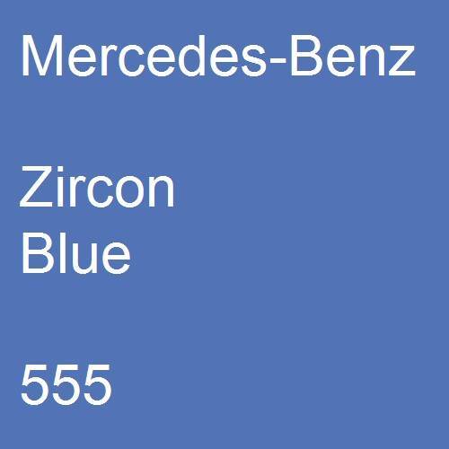 Mercedes-Benz, Zircon Blue, 555.